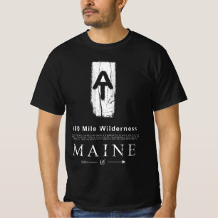 T-shirt Appalachian Trail Blaze 100 Mile Wilderness Maine 