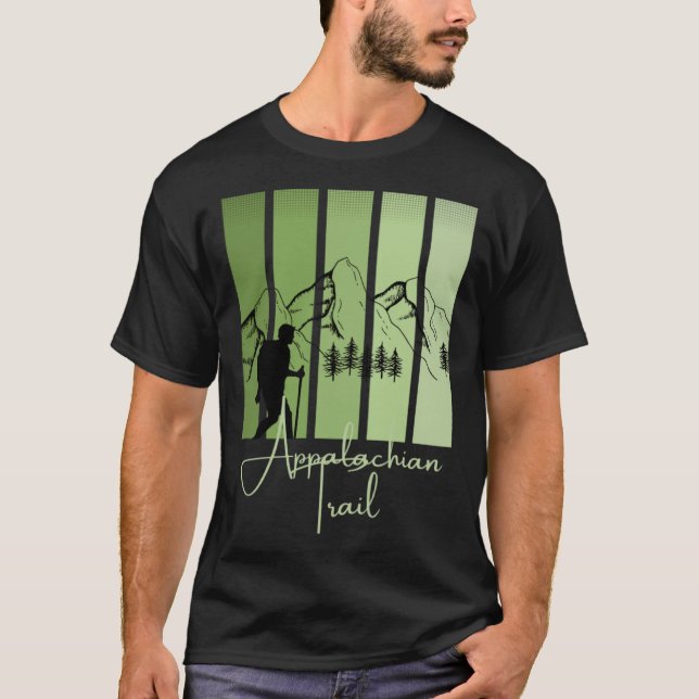 T-shirt Appalachian Trail Hiking National Park East Coast  (Devant)