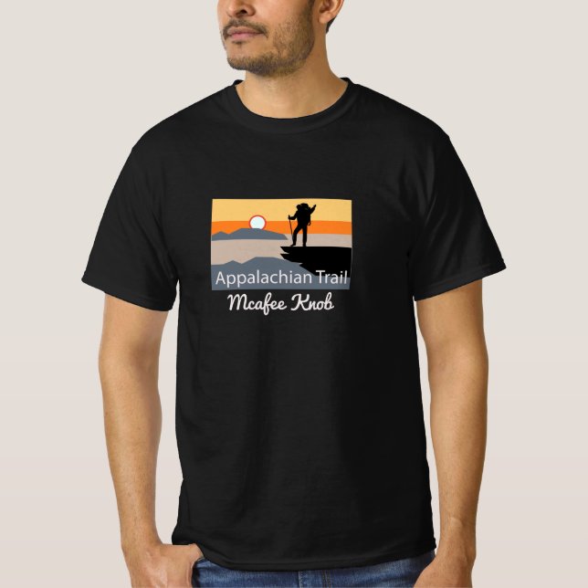 T-shirt Appalachian Trail Mcafee knock Vintage Retro (Devant)