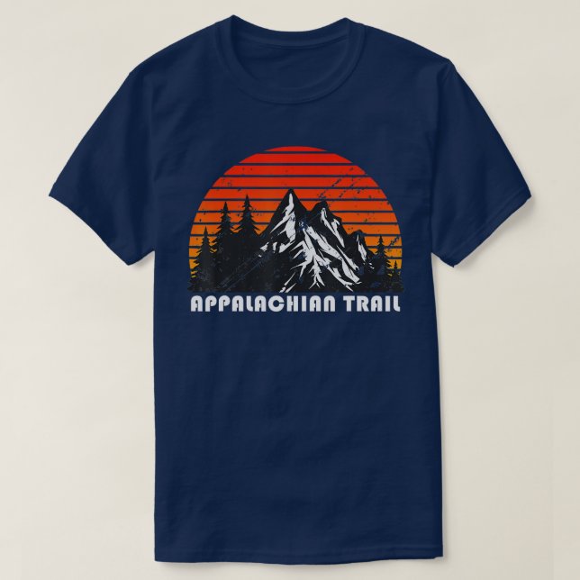 T-shirt Appalachian Trail Thru Hike Backpacking Hiking (Design devant)