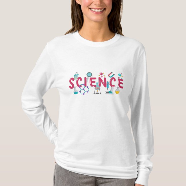T-shirt Appareil de laboratoire scientifique (Devant)