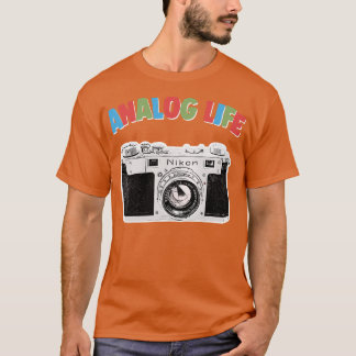 T-shirt Appareil photo analogique à vie Geek Conception ca