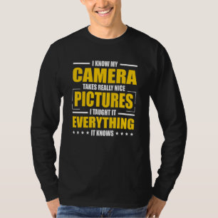 T-shirt Appareil photo Caméraman Objectif Image Photograph