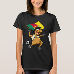 T-shirt Appareil photo de cheval de fan