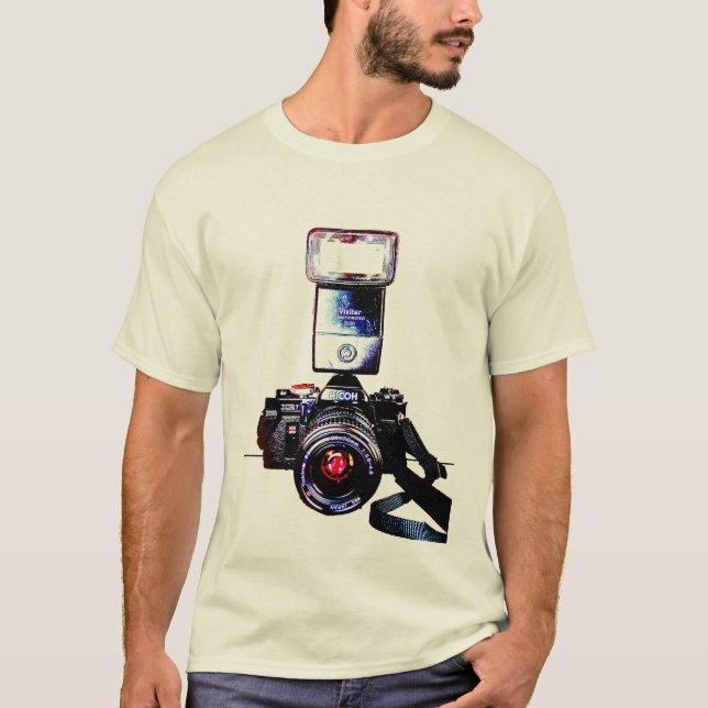 T-shirt Appareil-photo de Ricoh (Devant)