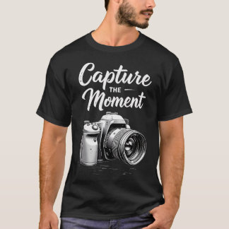 T-shirt Appareil Photo Photographe Capturez Le Moment