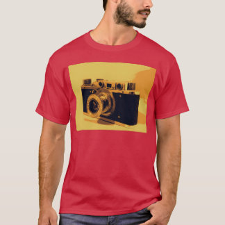T-shirt Appareil photo rétro vintage