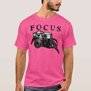 T-shirt Appareil Photo Vintage 35Mm Rétro Focus Sur La Pho