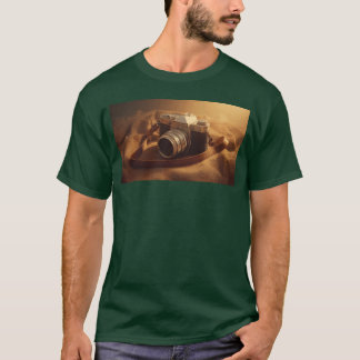 T-shirt Appareil photo vintage Art n° 09 Style analogique 