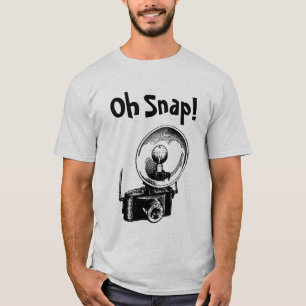 T-shirt Appareil Photo Vintage Oh Snap