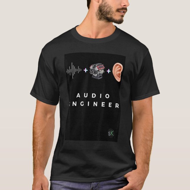 T-shirt Appareils audio-ingénieurs (Devant)