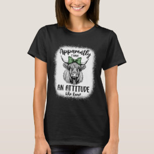 T-shirt Apparemment, J'Ai Une Attitude Qui Connaissait La