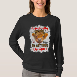 T-shirt Apparemment J'Ai Une Attitude Qui L'Eût Cru Teint 