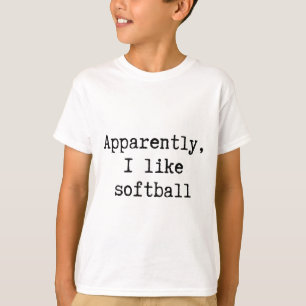 T-shirt Apparemment j'aime maman papa sœur frère doux drôl