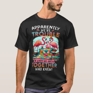 T-shirt Apparemment Problème Quand Nous Sommes Ensemble Qu