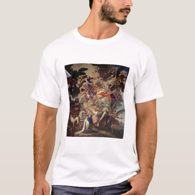 T-shirt Apparition de St Joseph vers St Theresa (Devant)