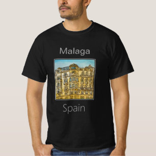 T-shirt Appartements de la vieille ville, Malaga, Espagne