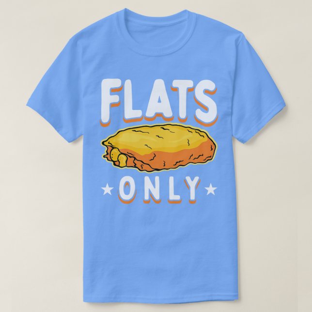 T-shirt Appartements seulement ailes de poulet (Design devant)