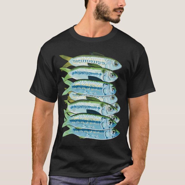 T-shirt Appât, dos verts (Devant)