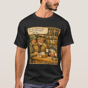T-shirt Appât n’ Commutateur Poisson Clerc – Drôle Mag