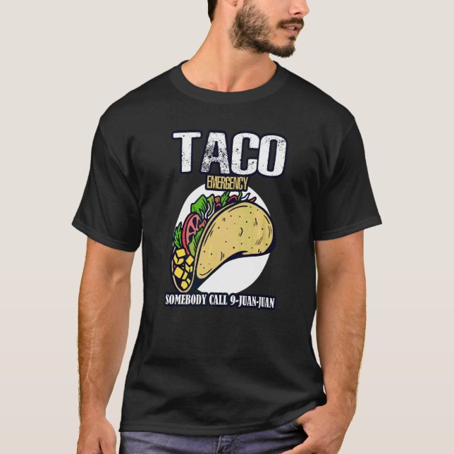 T-shirt Appel 9 Juan Juan Mexico Taco Urgence Cinco De Ma (Devant)