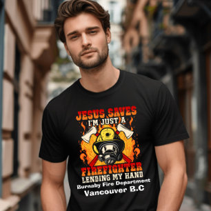 T-shirt Appel à l’action du pompier