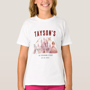 T-shirt Appel à toutes les princes Château Magique 8e anni