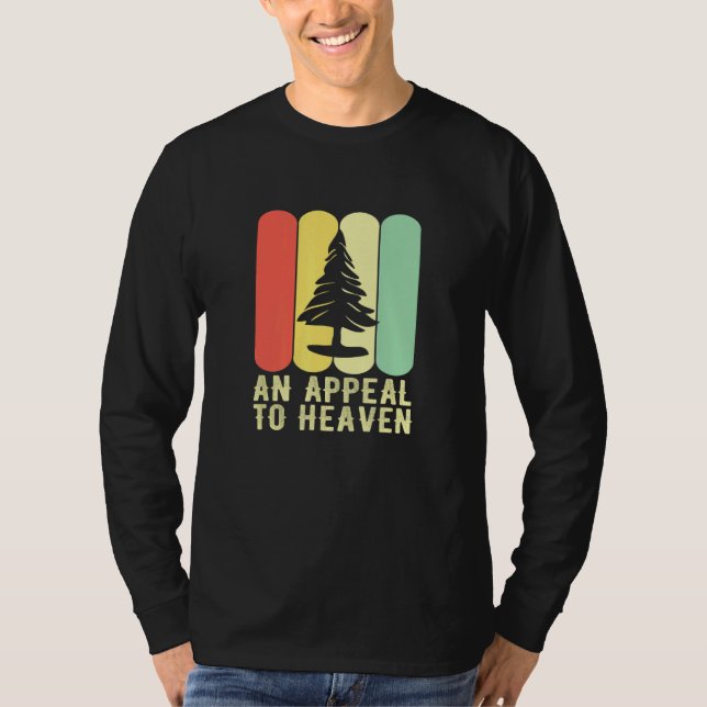 T-shirt Appel Au Ciel Arbre À Pins De La Révolution Améric (Devant)