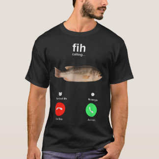 T-shirt Appel de Fih Me Rappeler Message Refuser Accepter