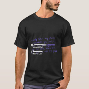 T-shirt Appel de mon téléphone