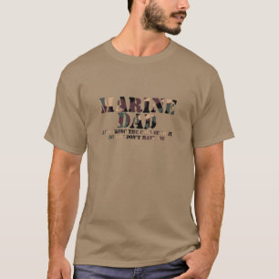T-shirt Appel de réponse de papa marin