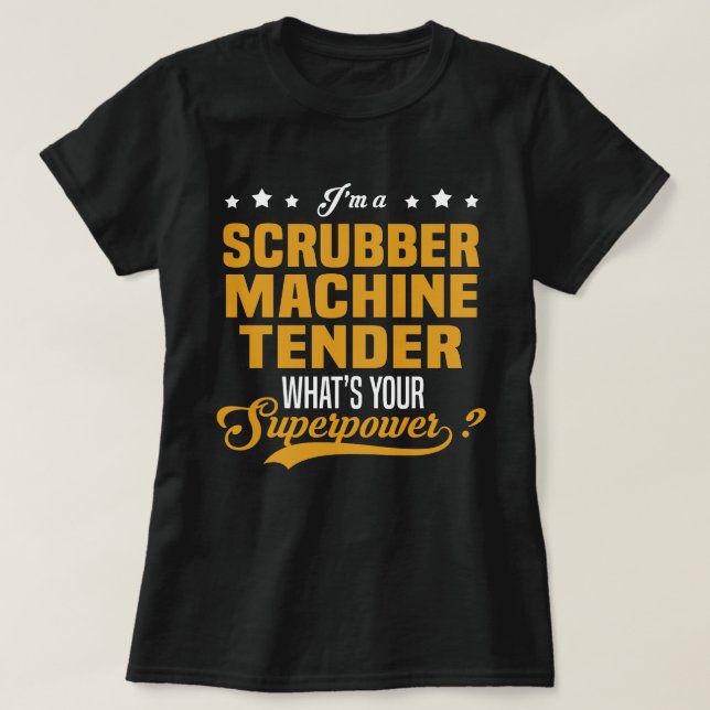 T-shirt Appel d'offres de la machine de balayage (Design devant)