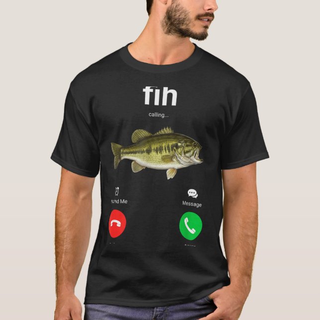 T-shirt Appel Fih Déclin Acceptation Appel Téléphonique Dr (Devant)