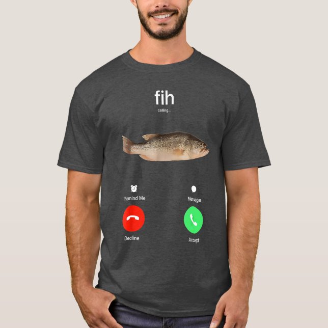 T-shirt Appel Fih Me Rappeler Message Refuser Accepter Tél (Devant)