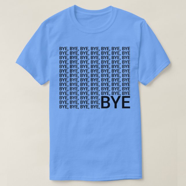 T-shirt Appel téléphonique irlandais Bye Bye Bye (Design devant)
