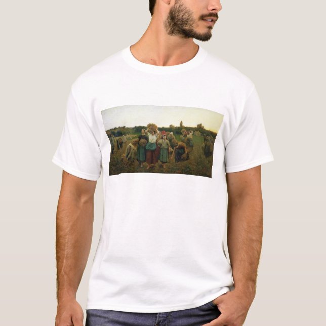 T-shirt Appelant dans les glaneurs, 1859 (Devant)