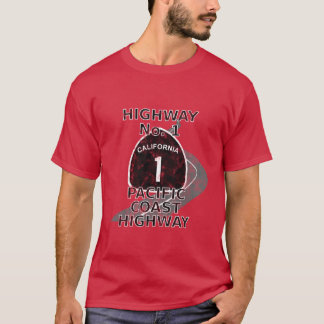 T-shirt Appelée Shoreline Highway ou Coast Highway La plus
