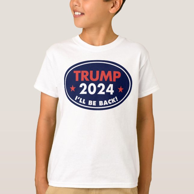 T-shirt *APPELER TOUS LES PATRIOTES* TRUMP 2024 Chemise po (Devant)