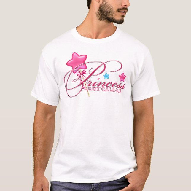 T-shirt Appelez-juste moi princesse (Devant)