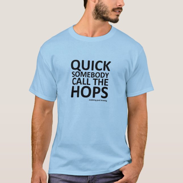 T-shirt Appelez les houblon ! (Devant)