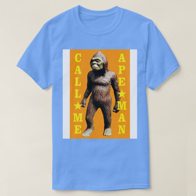 T-shirt Appelez-moi Ape Man (Design devant)