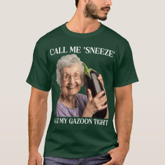 T-shirt Appelez-moi Atchoum Parce que Mon Gazoonight drôle