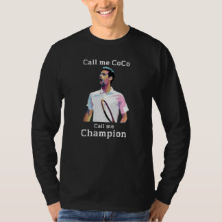 T-shirt Appelez-moi Champion du Coco