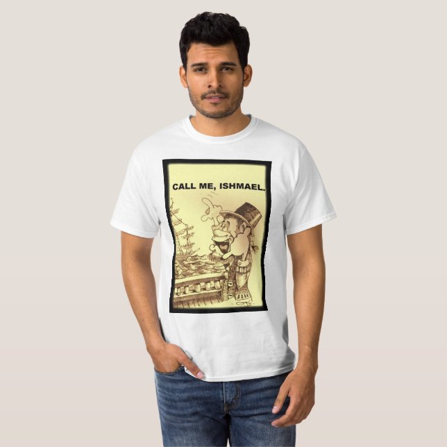 T-shirt appelez-moi, Ishmael (Devant entier)