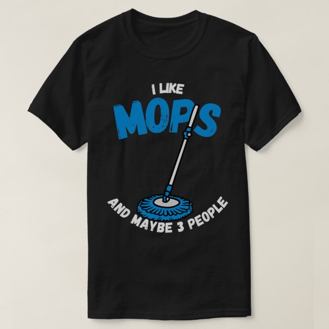 T-shirt Appelez-Moi Le Mop Whisperer (Design devant)
