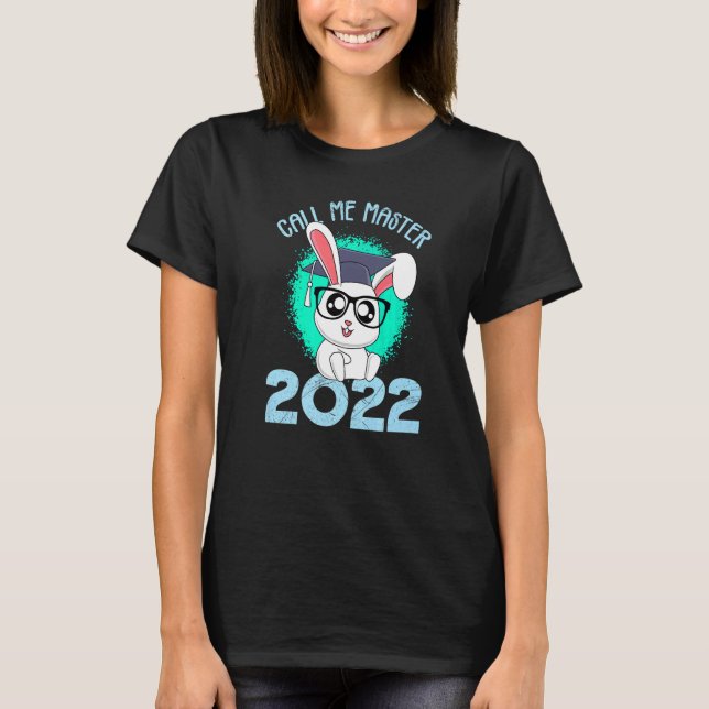 T-shirt Appelez-moi Master 2022 Bunny Master Casquette (Devant)