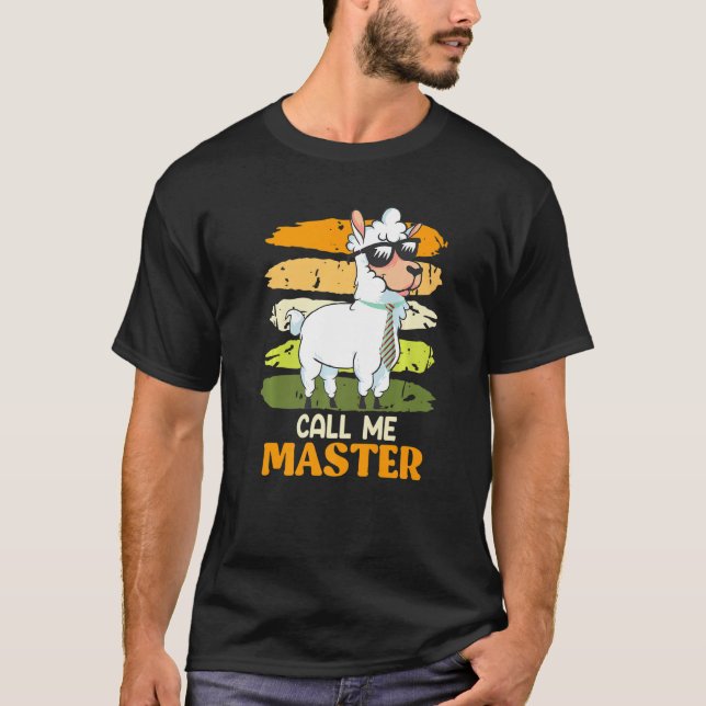 T-shirt Appelez-moi Master Degree Premium (Devant)