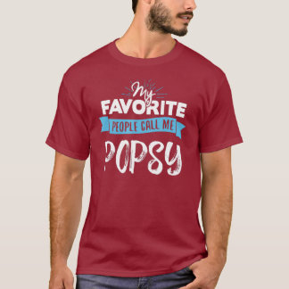 T-shirt Appelez-moi Popsy pour les hommes papa Fête des pè