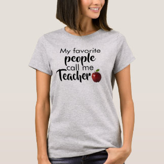 T-shirt Appelez-moi professeur