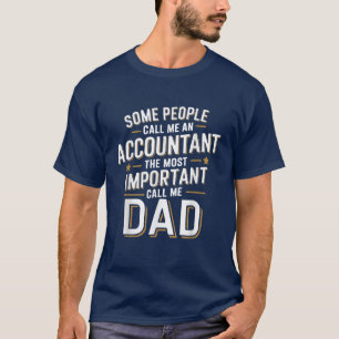 T-shirt Appelez-Moi Un Comptable L'Important Appelez-Moi P